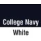 College Navy/White