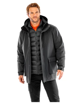 Result Recycled Recycled 3-in-1 Padded Ripstop Jacket