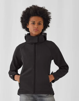 B&C Women's Hooded 3-Layer Softshell
