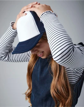 Beechfield Junior Vintage Snapback Trucker
