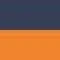 Navy/Neon Orange