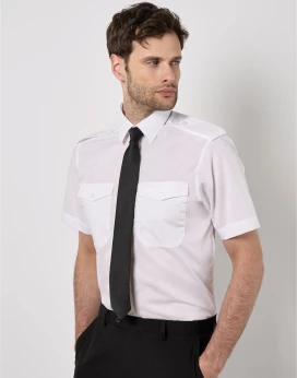 Kustom Kit Tailored Fit Short Sleeved Pilot Shirt