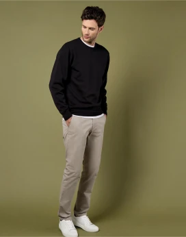 Kustom Kit Regular Fit Arundel Crew Neck Sweater