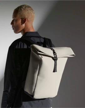 Bagbase Matte PU Roll-Top Backpack