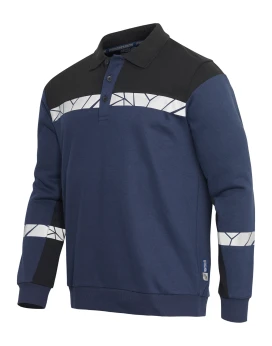 Pro-Job Progression 7100 Long Sleeve Polo Sweatshirt