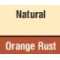 Natural/Orange Rust