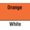 Orange/White
