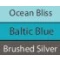 Ocean Vliss/ Baltic Blue/ Brushed Silver