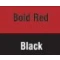 Bold Red/ Black