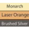 Monarch/ Laser Orange/ Brushed Silver