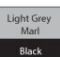 Light Grey Marl/ Black