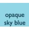 Opaque Sky Blue