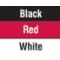Black/Red/White