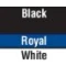 Black/Royal/White