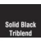 Solid Black Triblend
