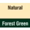 Natural/Forest Green