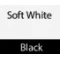 Soft White/ Black