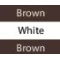 Brown/White/Brown