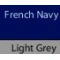 French Navy/ Light Grey
